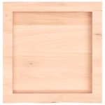 vidaXL Poliță de perete, 40x30x(2-6) cm, lemn masiv de stejar netratat