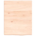 vidaXL Poliță de perete, 40x50x(2-4) cm, lemn masiv de stejar netratat