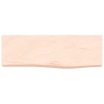 vidaXL Poliță de perete, 60x20x6 cm, lemn masiv de stejar netratat