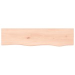 vidaXL Poliță de perete, 80x20x4 cm, lemn masiv de stejar netratat vidaXL Poliță de perete, 80x20x4 cm, lemn masiv de stejar netratat