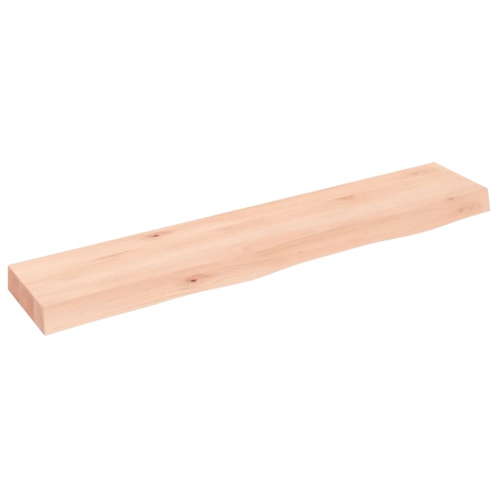 vidaXL Poliță de perete, 100x20x6 cm, lemn masiv de stejar netratat