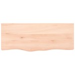 vidaXL Poliță de perete, 100x40x(2-6)cm, lemn masiv de stejar netratat