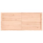 vidaXL Poliță de perete, 140x60x(2-4)cm, lemn masiv de stejar netratat