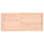 vidaXL Poliță de perete, 140x60x(2-6)cm, lemn masiv de stejar netratat vidaXL Poliță de perete, 140x60x(2-6)cm, lemn masiv de stejar netratat