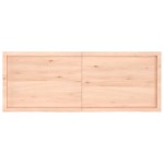 vidaXL Poliță de perete, 160x60x(2-6)cm, lemn masiv de stejar netratat
