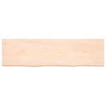 vidaXL Poliță de perete, 180x50x(2-6)cm, lemn masiv de stejar netratat vidaXL Poliță de perete, 180x50x(2-6)cm, lemn masiv de stejar netratat