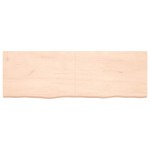 vidaXL Poliță de perete, 180x60x(2-6)cm, lemn masiv de stejar netratat vidaXL Poliță de perete, 180x60x(2-6)cm, lemn masiv de stejar netratat
