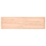 vidaXL Poliță de perete, 220x60x(2-6)cm, lemn masiv de stejar netratat vidaXL Poliță de perete, 220x60x(2-6)cm, lemn masiv de stejar netratat