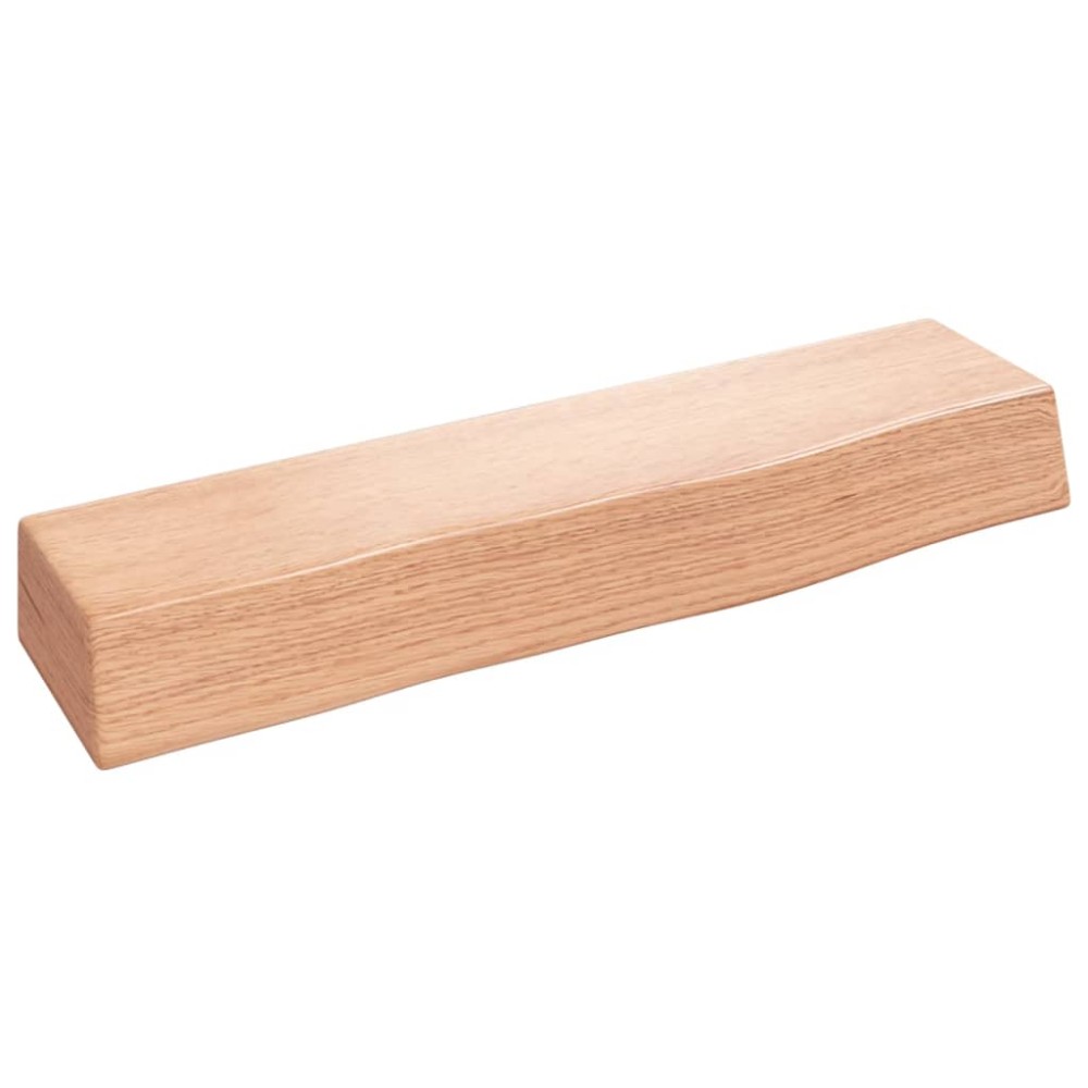 vidaXL Poliță perete maro deschis 40x10x6 cm lemn masiv stejar tratat