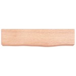 vidaXL Poliță perete maro deschis 40x10x6 cm lemn masiv stejar tratat vidaXL Poliță perete maro deschis 40x10x6 cm lemn masiv stejar tratat