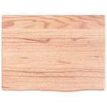 vidaXL Poliță perete maro deschis 40x30x2 cm lemn masiv stejar tratat vidaXL Poliță perete maro deschis 40x30x2 cm lemn masiv stejar tratat