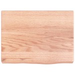 vidaXL Raft de perete maro deschis 40x30x(2-4) cm lemn stejar tratat