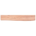 vidaXL Poliță perete maro deschis 60x10x6 cm lemn masiv stejar tratat vidaXL Poliță perete maro deschis 60x10x6 cm lemn masiv stejar tratat