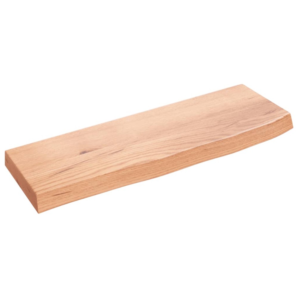 vidaXL Poliță perete maro deschis 60x20x4 cm lemn masiv stejar tratat