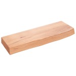 vidaXL Poliță perete maro deschis 60x20x6 cm lemn masiv stejar tratat