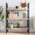 vidaXL Raft de perete maro deschis 80x60x(2-6) cm lemn stejar tratat vidaXL Raft de perete maro deschis 80x60x(2-6) cm lemn stejar tratat