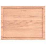vidaXL Raft de perete maro deschis 80x60x(2-6) cm lemn stejar tratat vidaXL Raft de perete maro deschis 80x60x(2-6) cm lemn stejar tratat