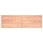 vidaXL Raft de perete maro deschis 160x50x(2-4) cm lemn stejar tratat