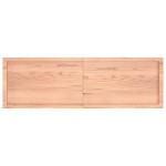 vidaXL Raft de perete maro deschis 160x50x(2-6) cm lemn stejar tratat