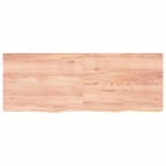 vidaXL Raft de perete maro deschis 160x60x(2-6) cm lemn stejar tratat