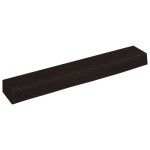 vidaXL Raft de perete maro închis 60x10x6 cm lemn masiv stejar tratat vidaXL Raft de perete maro închis 60x10x6 cm lemn masiv stejar tratat