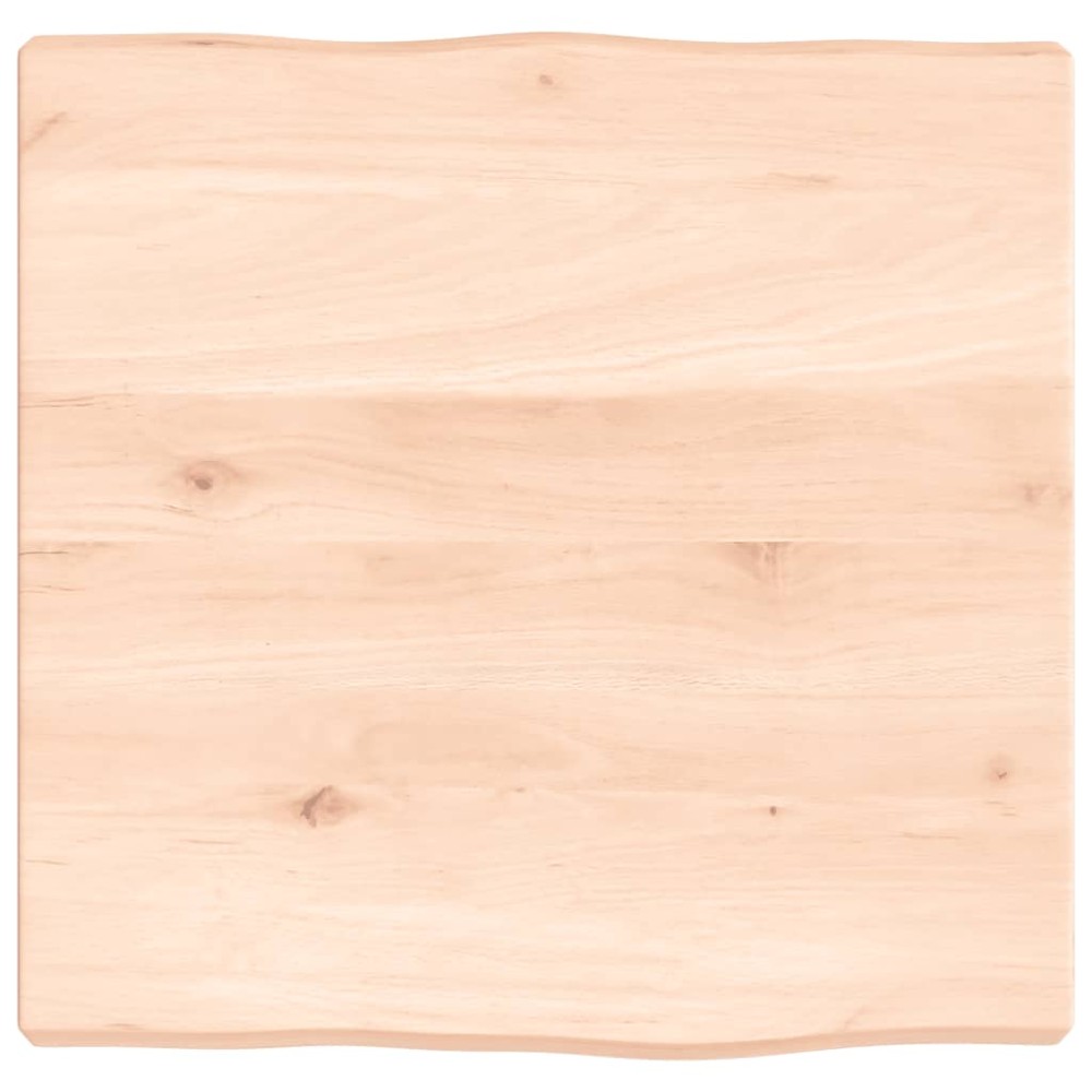 vidaXL Blat masă 40x40x(2-4) cm lemn stejar netratat contur organic