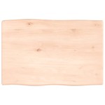 vidaXL Blat masă 60x40x2 cm lemn masiv stejar netratat contur organic vidaXL Blat masă 60x40x2 cm lemn masiv stejar netratat contur organic