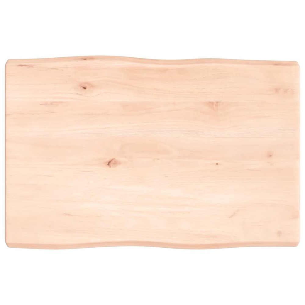 vidaXL Blat masă 60x40x(2-4) cm lemn stejar netratat contur organic