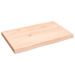 vidaXL Blat masă 60x40x(2-4) cm lemn stejar netratat contur organic vidaXL Blat masă 60x40x(2-4) cm lemn stejar netratat contur organic