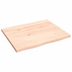 vidaXL Blat masă 60x50x2 cm lemn masiv stejar netratat contur organic vidaXL Blat masă 60x50x2 cm lemn masiv stejar netratat contur organic