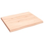 vidaXL Blat masă 60x50x(2-4) cm lemn stejar netratat contur organic vidaXL Blat masă 60x50x(2-4) cm lemn stejar netratat contur organic