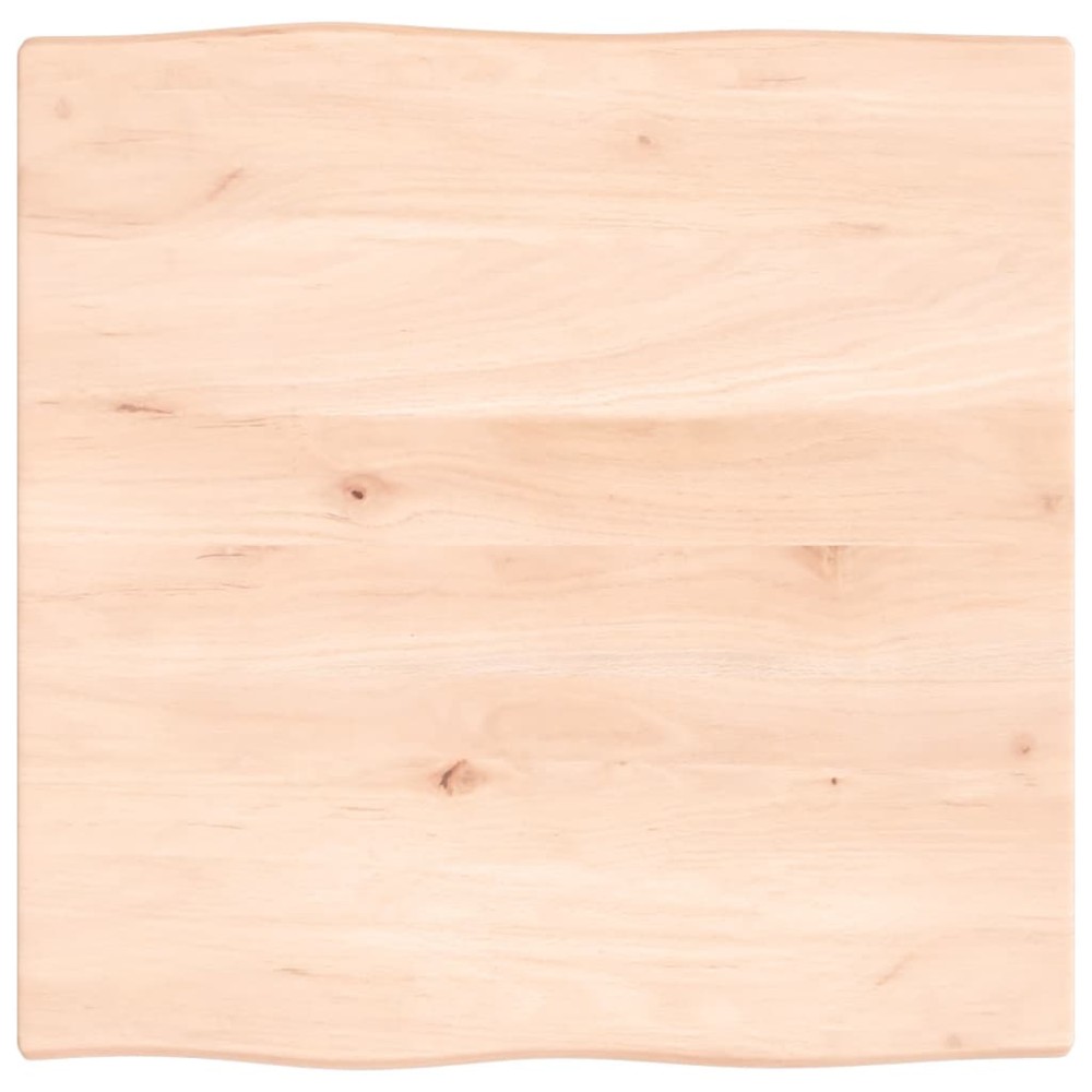 vidaXL Blat masă 60x60x2 cm lemn masiv stejar netratat contur organic