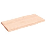 vidaXL Blat masă 80x40x(2-4) cm lemn stejar netratat contur organic vidaXL Blat masă 80x40x(2-4) cm lemn stejar netratat contur organic