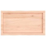 vidaXL Blat masă 80x40x(2-4) cm lemn stejar netratat contur organic vidaXL Blat masă 80x40x(2-4) cm lemn stejar netratat contur organic