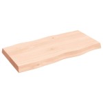 vidaXL Blat masă 80x40x(2-6) cm lemn stejar netratat contur organic vidaXL Blat masă 80x40x(2-6) cm lemn stejar netratat contur organic