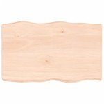 vidaXL Blat masă 80x50x(2-6) cm lemn stejar netratat contur organic vidaXL Blat masă 80x50x(2-6) cm lemn stejar netratat contur organic