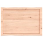 vidaXL Blat masă 80x50x(2-6) cm lemn stejar netratat contur organic vidaXL Blat masă 80x50x(2-6) cm lemn stejar netratat contur organic