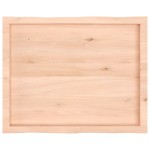vidaXL Blat masă 80x60x(2-6) cm lemn stejar netratat contur organic