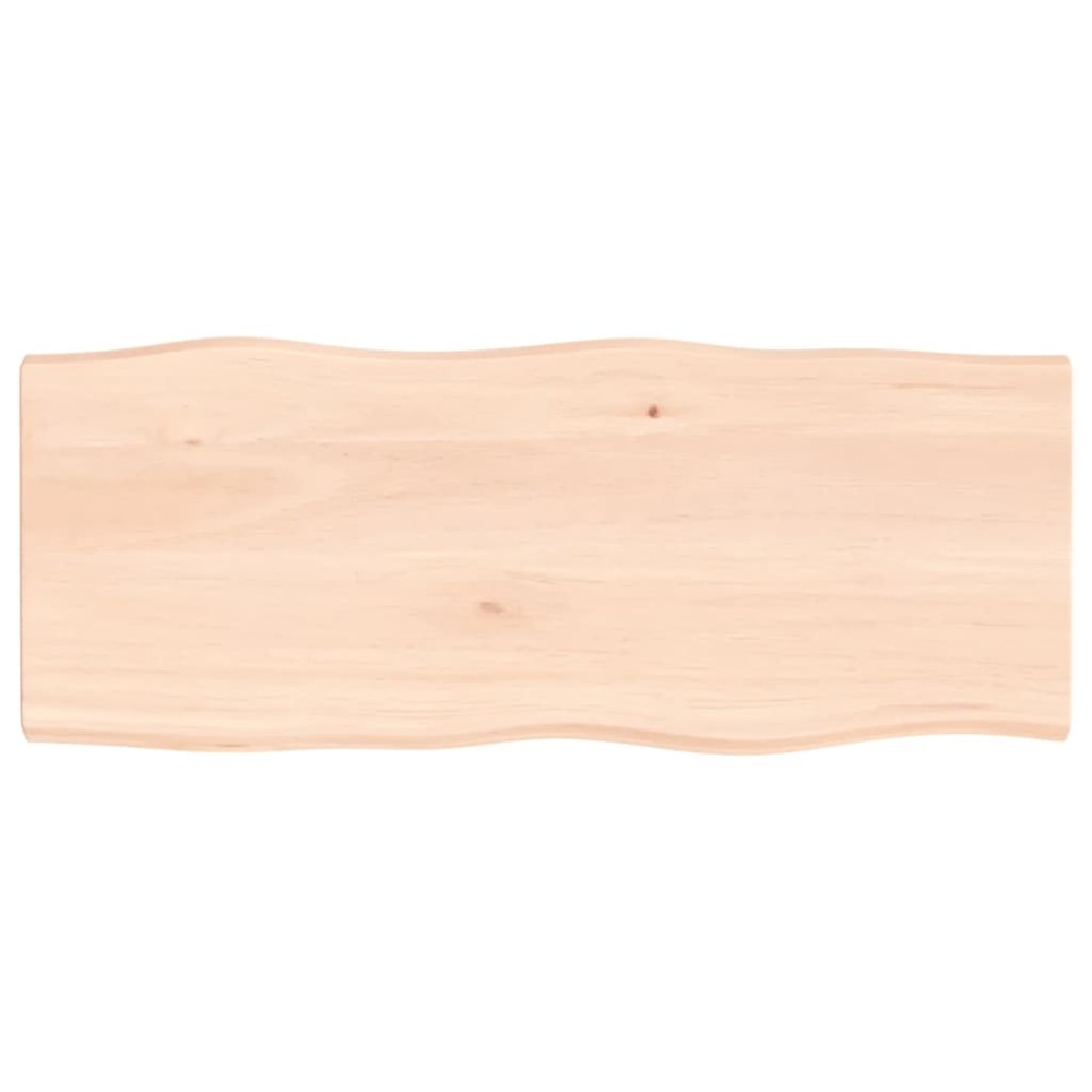 vidaXL Blat masă 100x40x(2-4) cm lemn stejar netratat contur organic