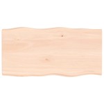 vidaXL Blat masă 100x50x(2-4) cm lemn stejar netratat contur organic vidaXL Blat masă 100x50x(2-4) cm lemn stejar netratat contur organic