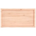 vidaXL Blat masă 100x50x(2-4) cm lemn stejar netratat contur organic vidaXL Blat masă 100x50x(2-4) cm lemn stejar netratat contur organic
