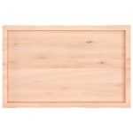 vidaXL Blat masă 100x60x(2-4) cm lemn stejar netratat contur organic