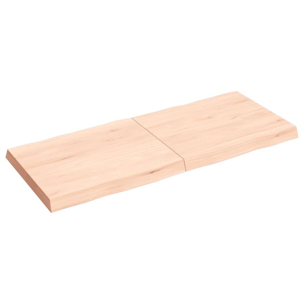 vidaXL Blat masă 120x50x(2-6) cm lemn stejar netratat contur organic