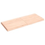 vidaXL Blat masă 120x50x(2-6) cm lemn stejar netratat contur organic