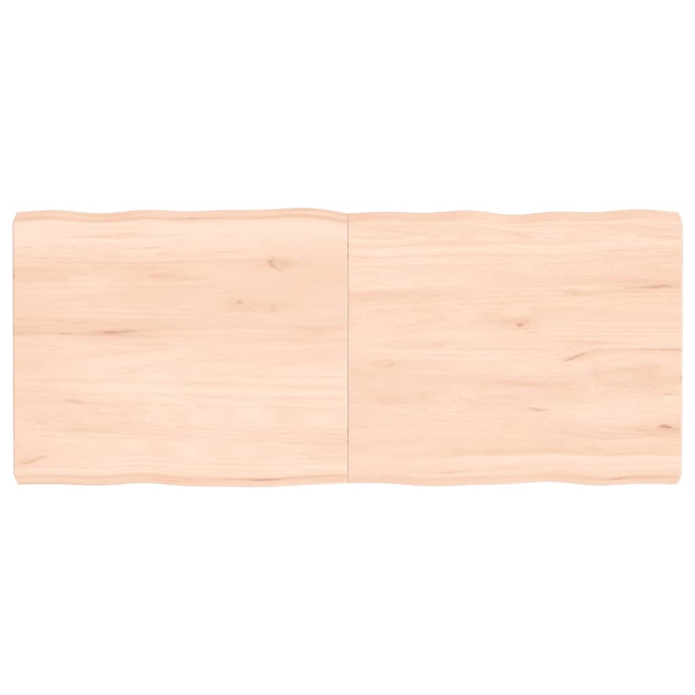 vidaXL Blat masă 120x50x(2-6) cm lemn stejar netratat contur organic