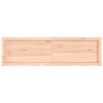 vidaXL Blat masă 140x40x(2-6) cm lemn stejar netratat contur organic