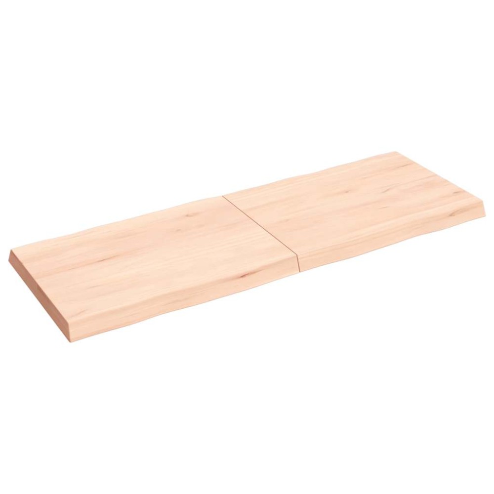 vidaXL Blat masă 140x50x(2-6) cm lemn stejar netratat contur organic