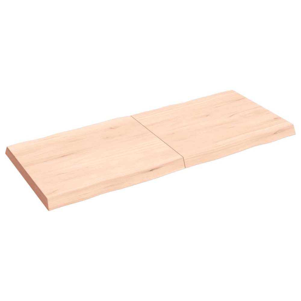 vidaXL Blat masă 140x60x(2-6) cm lemn stejar netratat contur organic