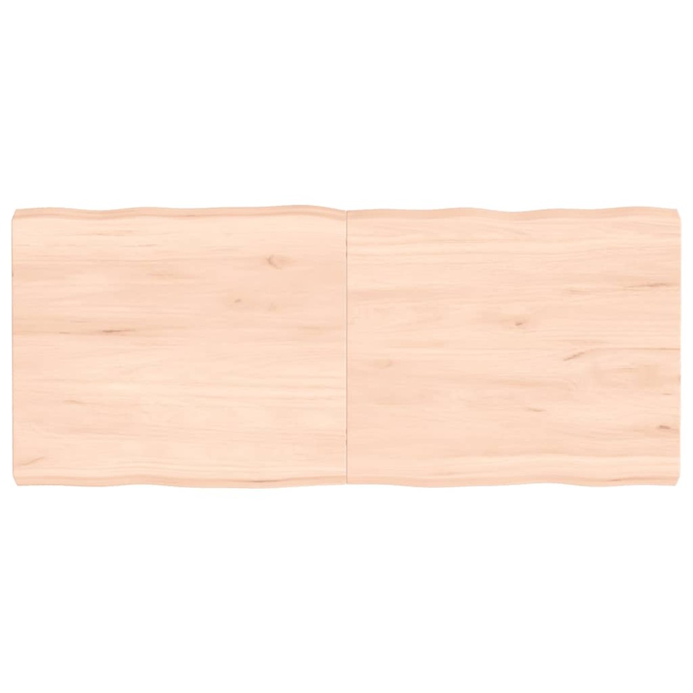 vidaXL Blat masă 140x60x(2-6) cm lemn stejar netratat contur organic