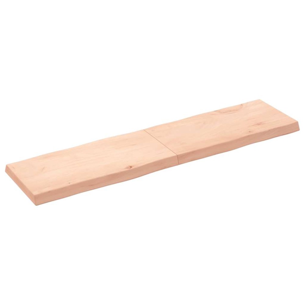 vidaXL Blat masă 160x40x(2-6) cm lemn stejar netratat contur organic